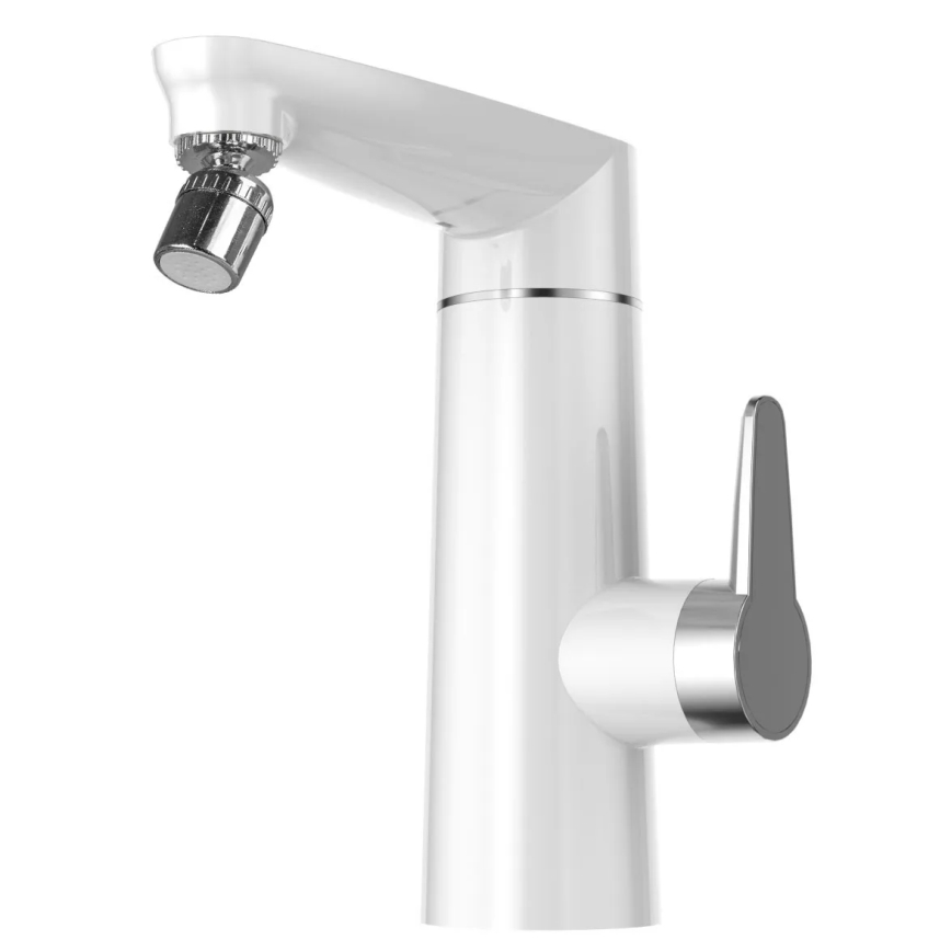 Chauffe-eau instantané avec écran LED 3000W/230V IPX4 blanc