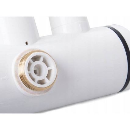 Chauffe-eau instantané avec pulvérisateur et écran LCD 3000W/230V IPX4 blanc