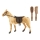 Cheval de toilettage avec accessoires