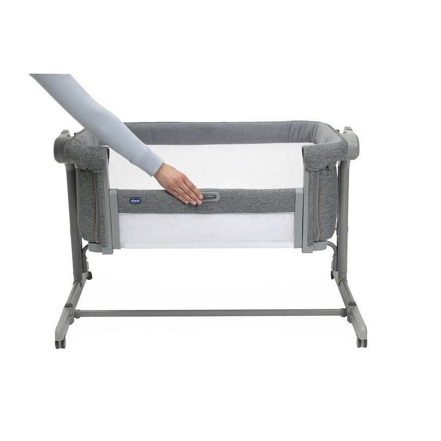 Chicco - Babybett 2-in-1 2v1 NEXT2ME MAGIC EVO dunkelgrau