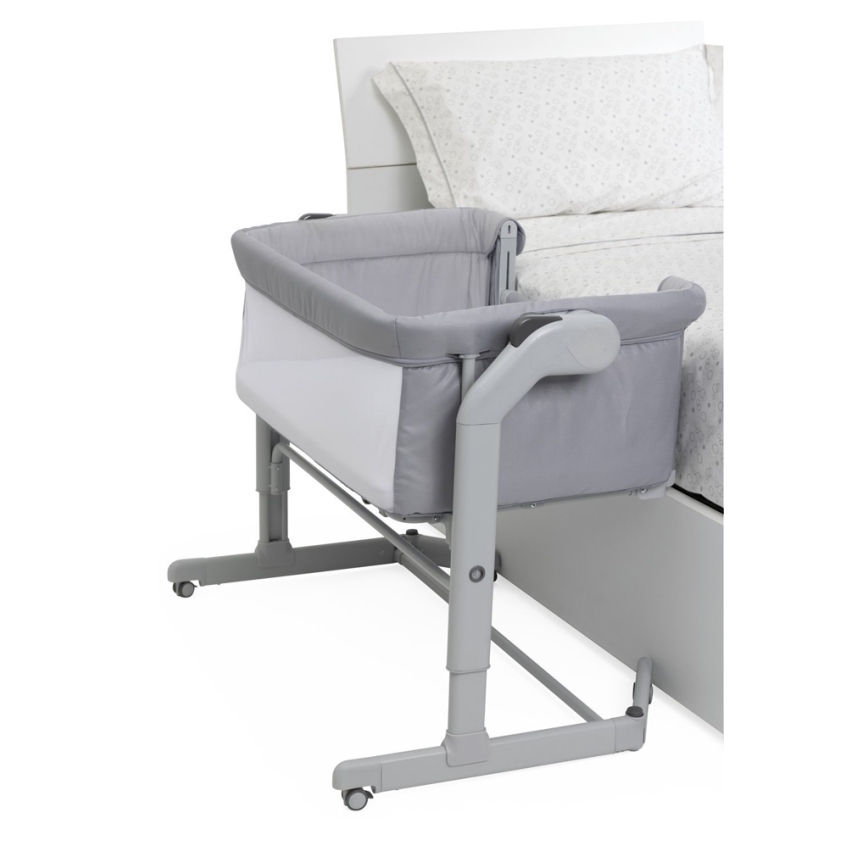 Chicco - Babybett 2-in-1 2v1 NEXT2ME MAGIC EVO hellgrau