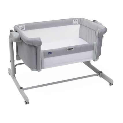 Chicco - Babybett 2-in-1 2v1 NEXT2ME MAGIC EVO hellgrau