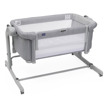 Chicco - Berceau pour bébé 2en1 2v1 NEXT2ME MAGIC EVO gris clair