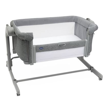 Chicco - Berceau pour bébé 2en1 2v1 NEXT2ME MAGIC EVO gris foncé