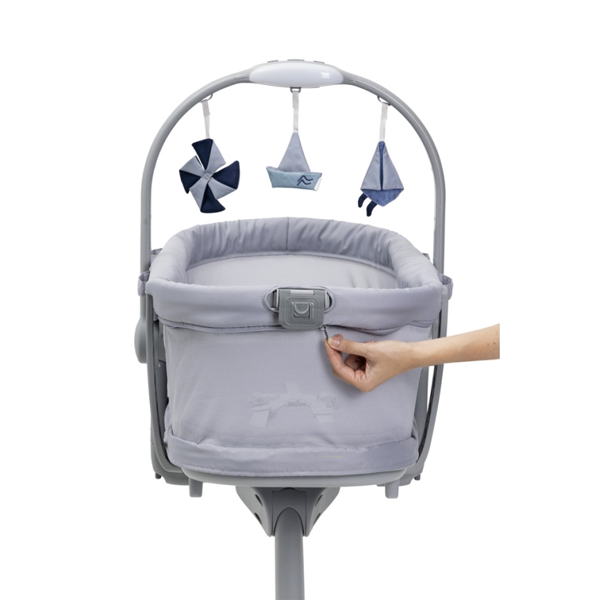 Chicco - Berceau pour bébé 5en1 BABY HUG PRO gris