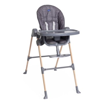 Chicco - Chaise haute enfant Polly Essential - gris