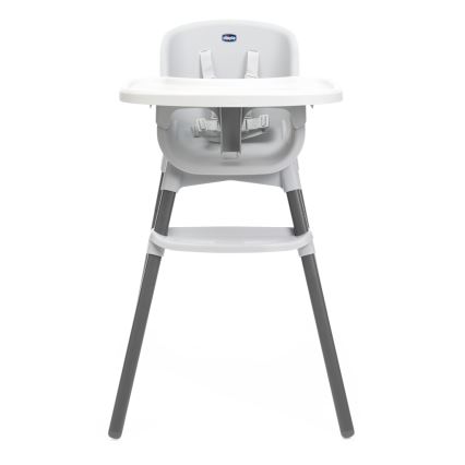 Chicco - Chaise haute ZEST 3 en 1 blanc/gris