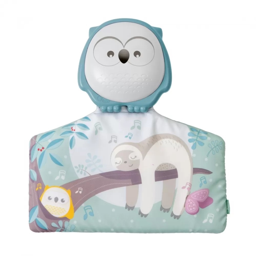 Chicco - Coperta per bambini per giocare 2in1 gufo
