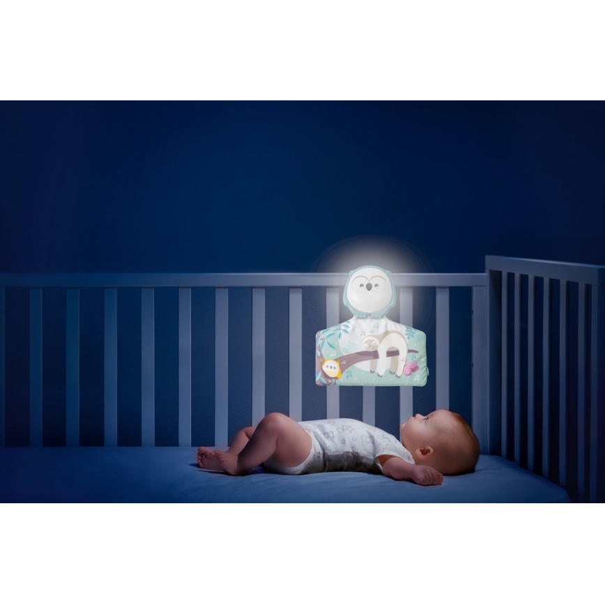 Chicco - Coperta per bambini per giocare 2in1 gufo