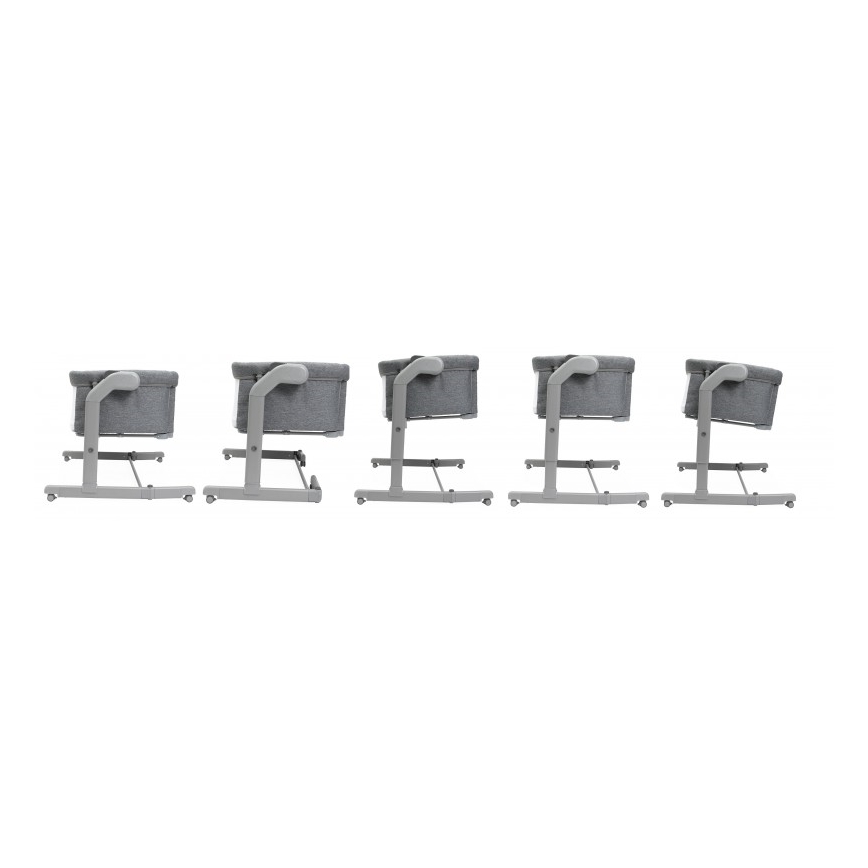 Chicco - Culla per bambini 2in1 2v1 NEXT2ME MAGIC EVO grigio scuro