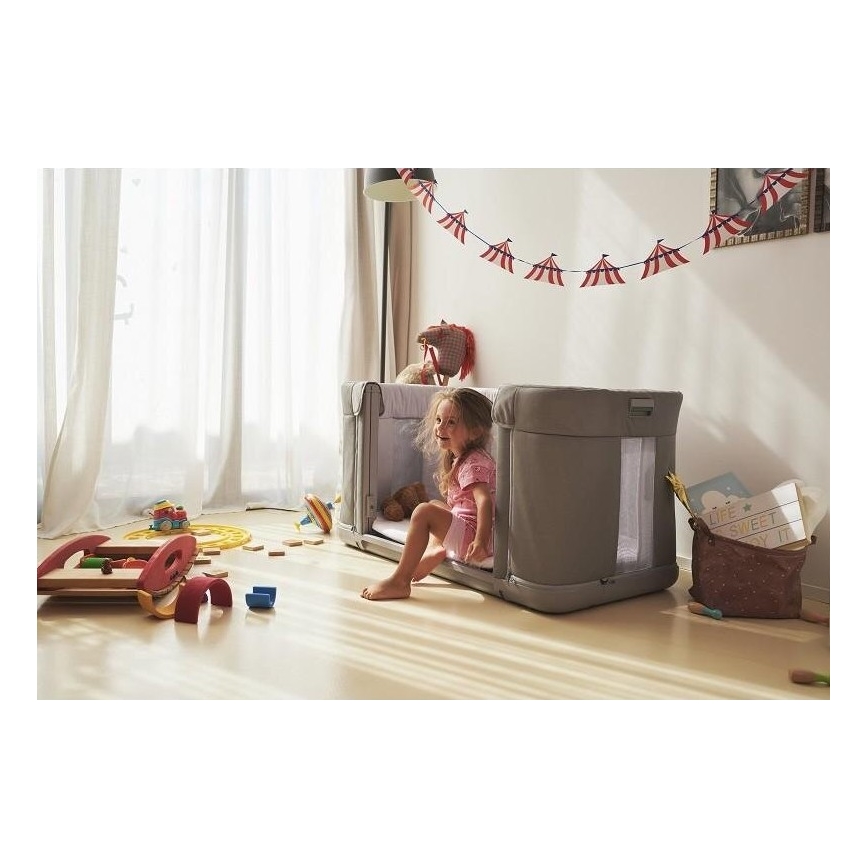 Chicco - Culla per bambini 3in1 3v1 NEXT2ME FOREVER grigio chiaro
