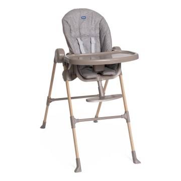 Chicco - Esstischstuhl für Kinder Polly Essential - grau/braun
