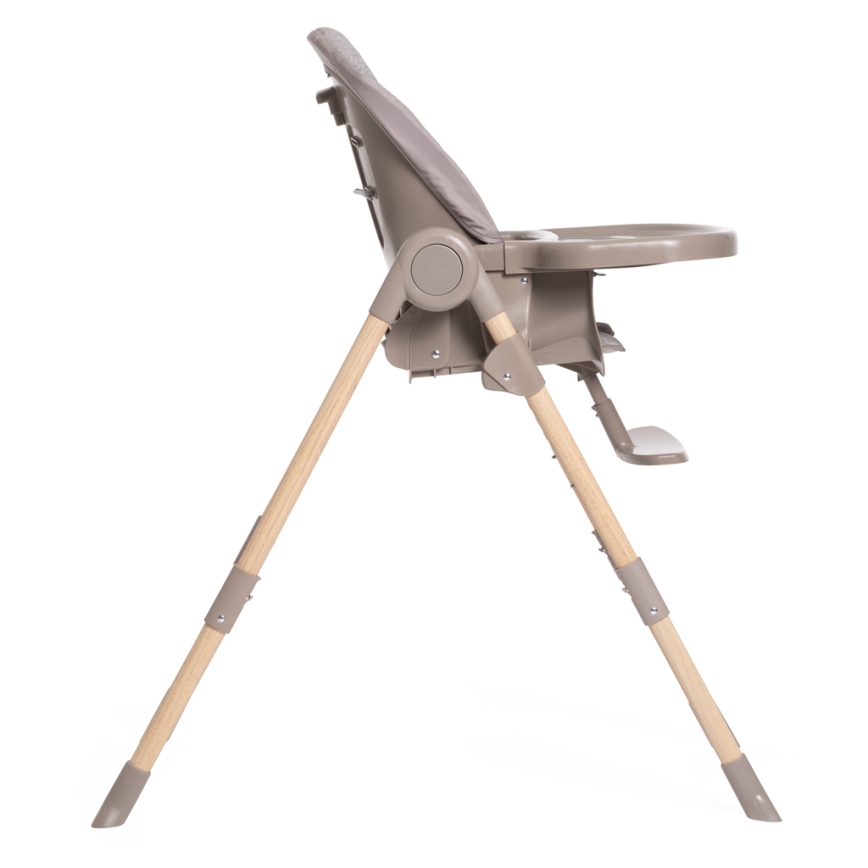 Chicco - Esstischstuhl für Kinder Polly Essential - grau/braun