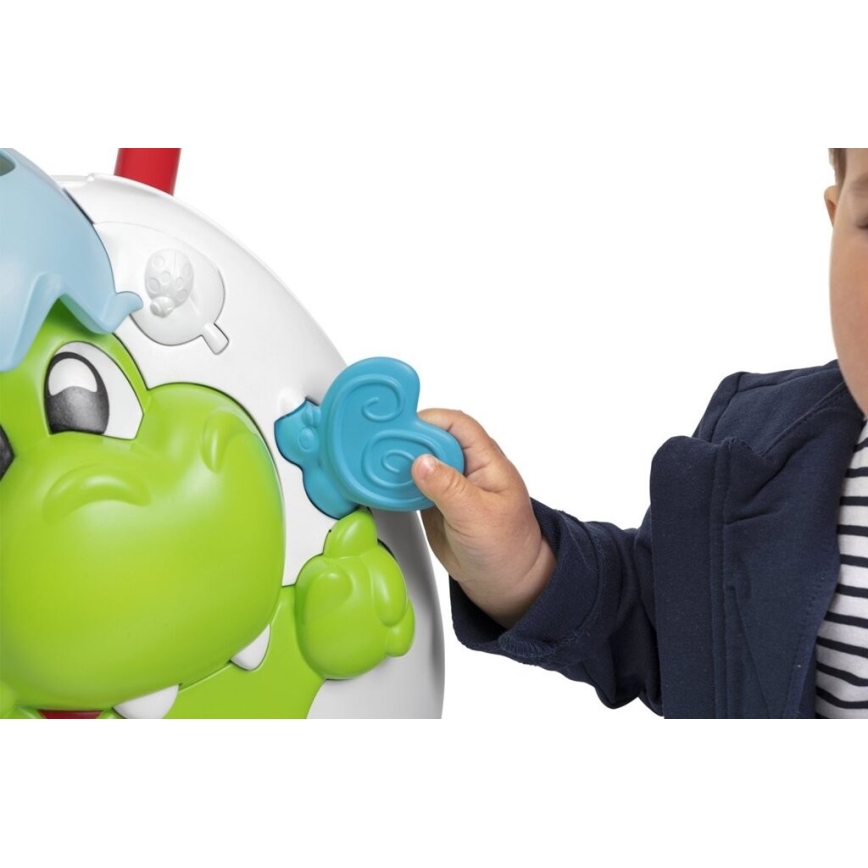 Chicco - Lauflernhilfe mit Aktivitäten und Klängen 2-in-1 DINO