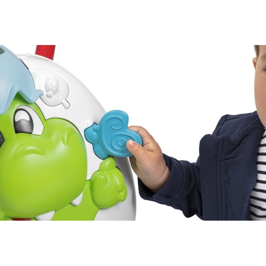 Chicco - Lauflernhilfe mit Aktivitäten und Klängen 2-in-1 DINO