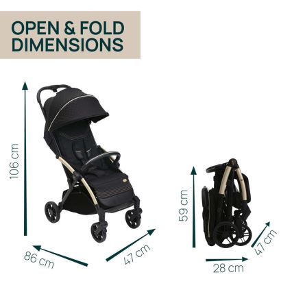 Chicco - Passeggino GOODY XPLUS Black Re_Lux Eco+