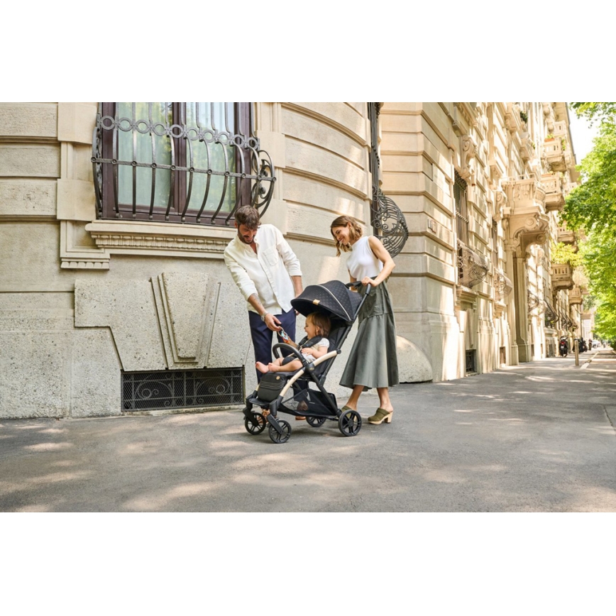 Chicco - Passeggino GOODY XPLUS Black Re_Lux Eco+ + push macchina ALL AROUND