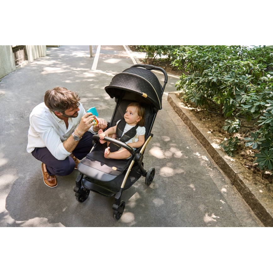 Chicco - Passeggino GOODY XPLUS Black Re_Lux Eco+ + push macchina ALL AROUND
