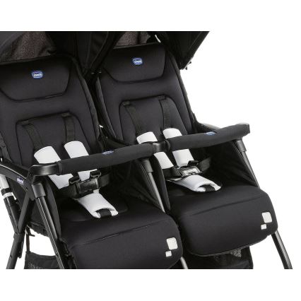 Chicco - Passeggino per gemelli OHLALA TWIN Black Notte nero
