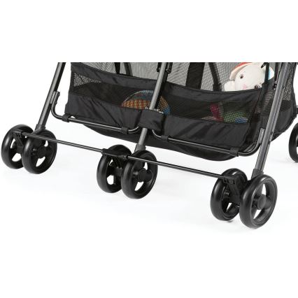 Chicco - Passeggino per gemelli OHLALA TWIN Black Notte nero