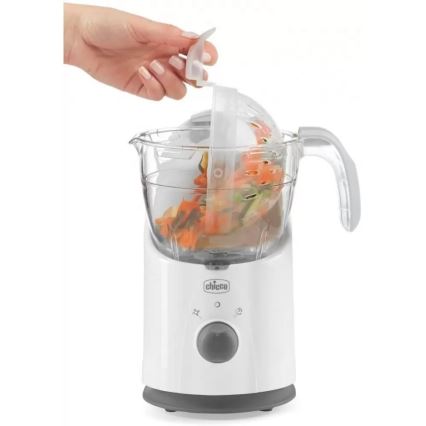 Chicco - Pentola a vapore e frullatore 4in1 EASY MEAL