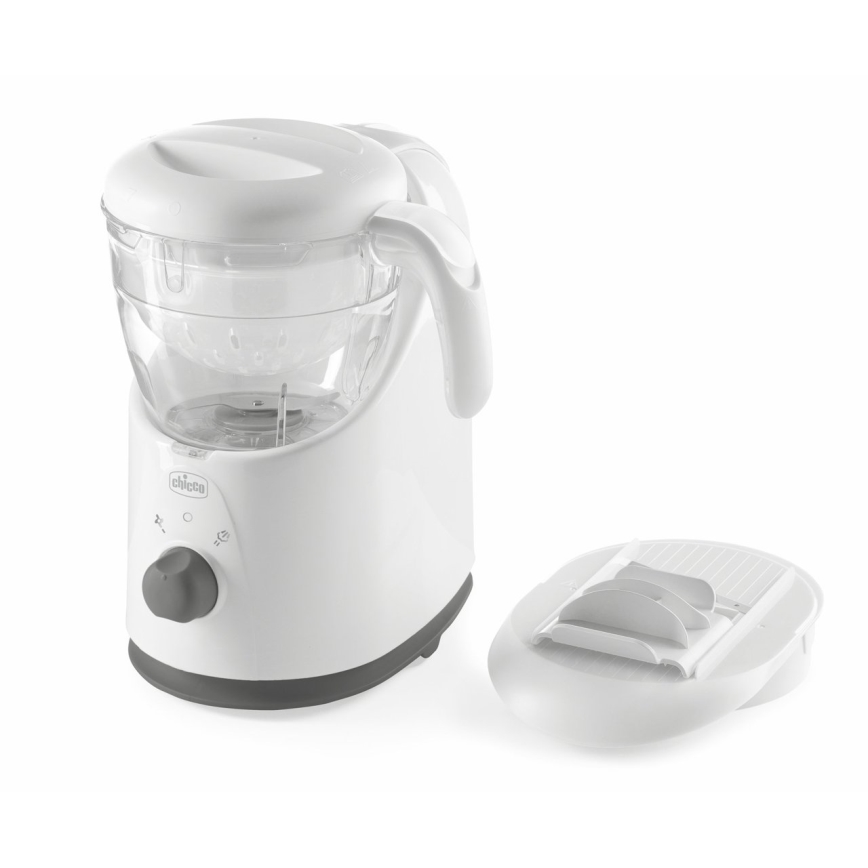 Chicco - Pentola a vapore e frullatore 4in1 EASY MEAL