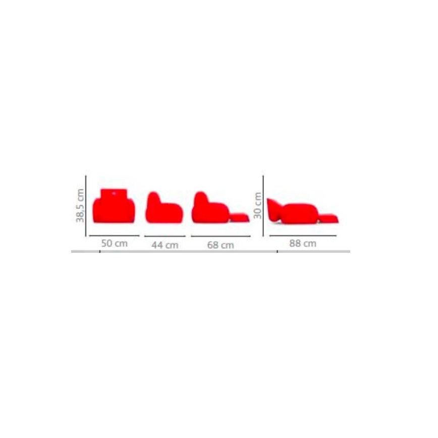 Chicco - Per bambini poltrona TWIST rosso