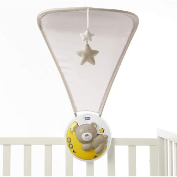 Chicco - Projecteur de berceau avec mélodie 3en1 NEXT2MOON gris