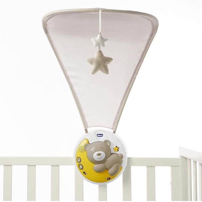 Chicco - Projecteur de berceau avec mélodie 3en1 NEXT2MOON gris
