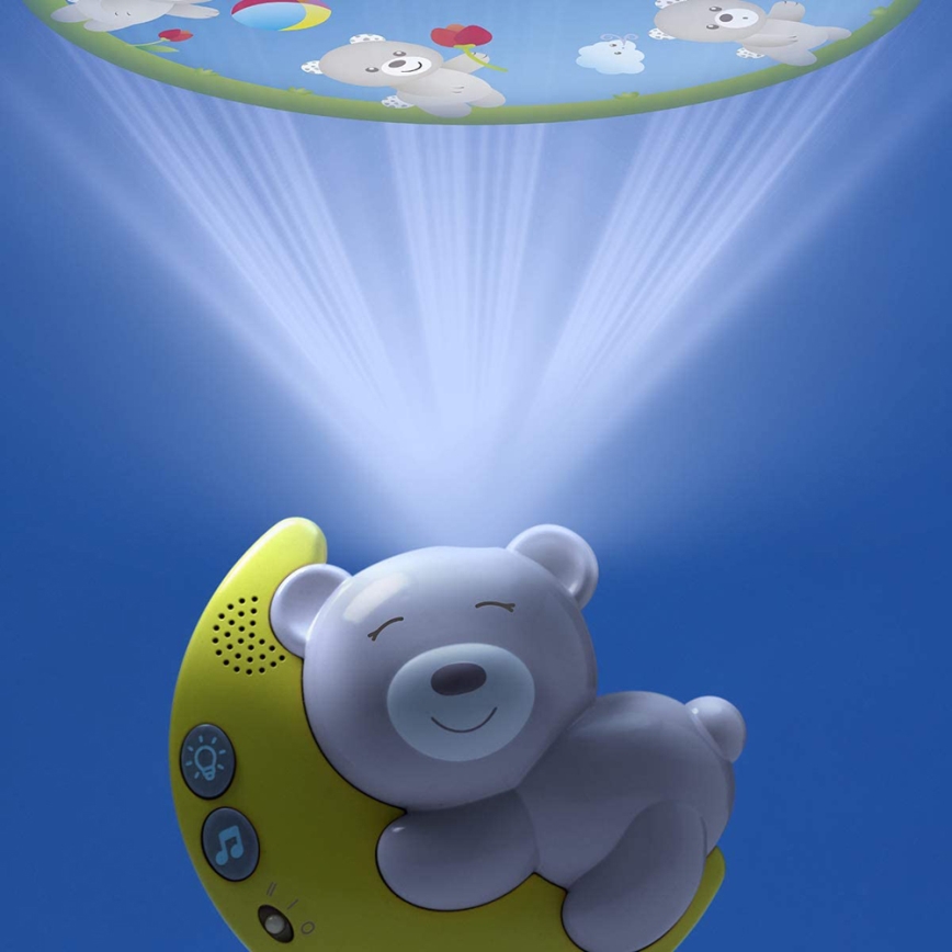 Chicco - Projecteur de berceau avec mélodie 3en1 NEXT2MOON gris