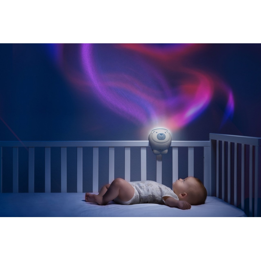 Chicco - Projecteur enfant 2en1 POLAR BEAR bleu