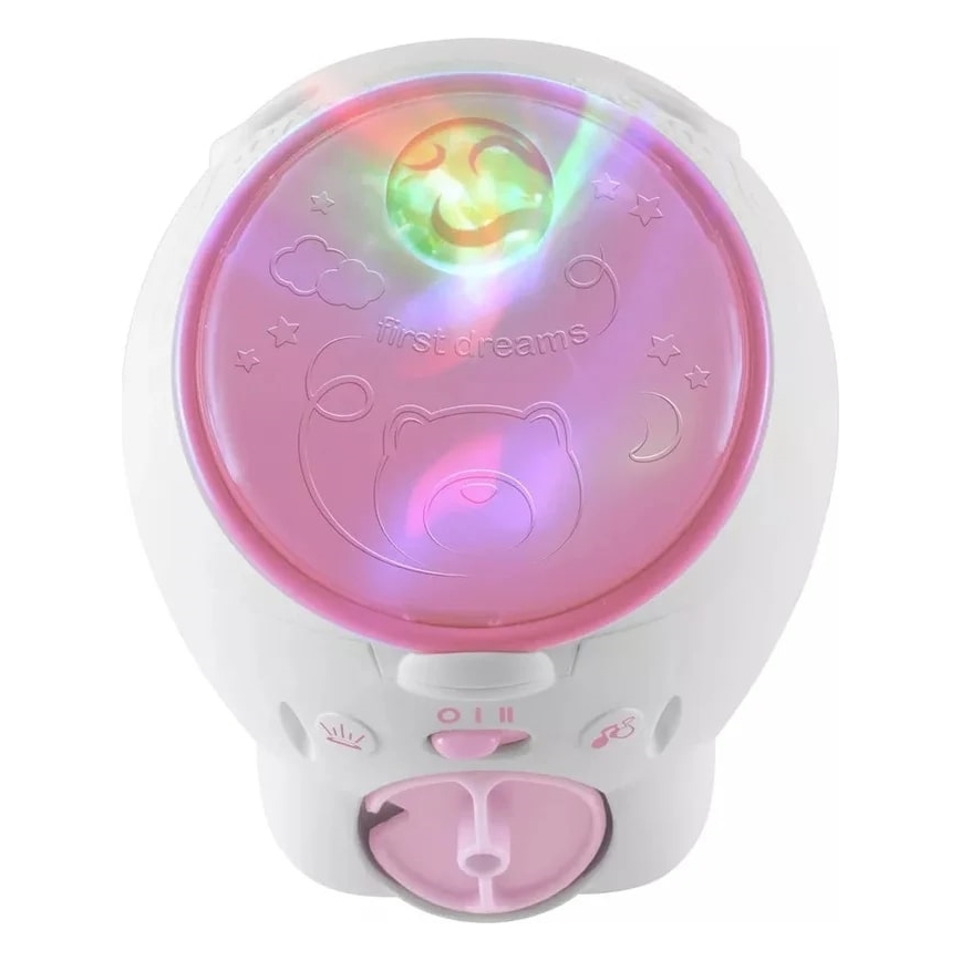 Chicco - Projecteur enfant 2en1 POLAR BEAR rose