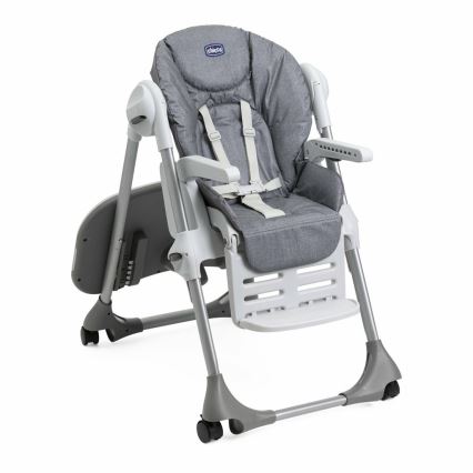 Chicco - Sedia da pranzo per bambini Polly Easy grigio