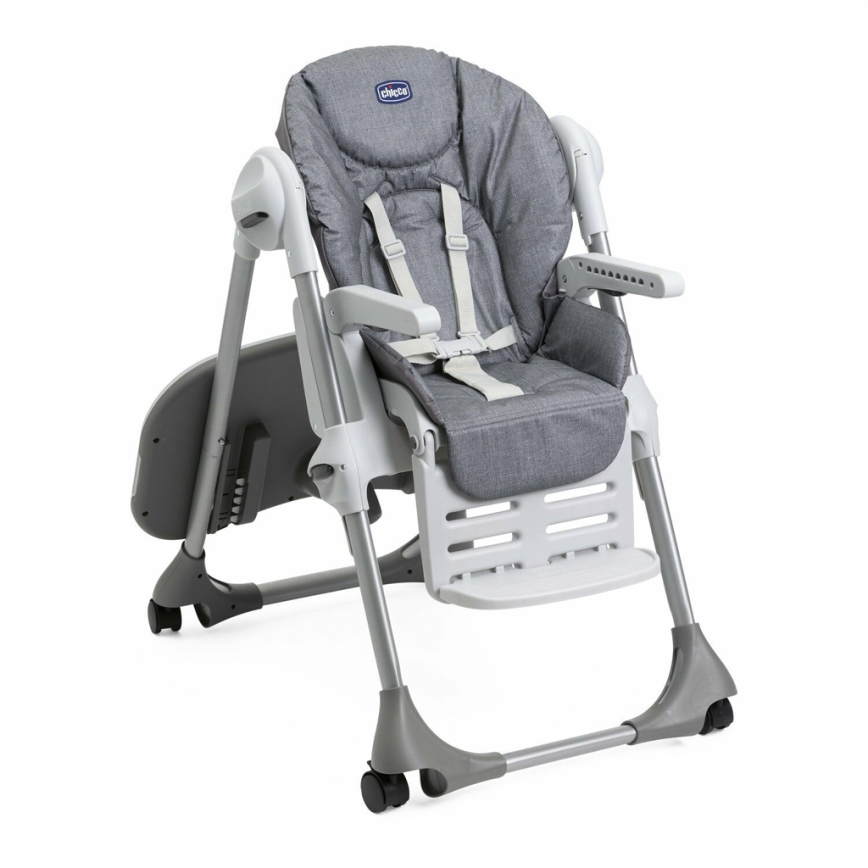 Chicco - Sedia da pranzo per bambini Polly Easy grigio