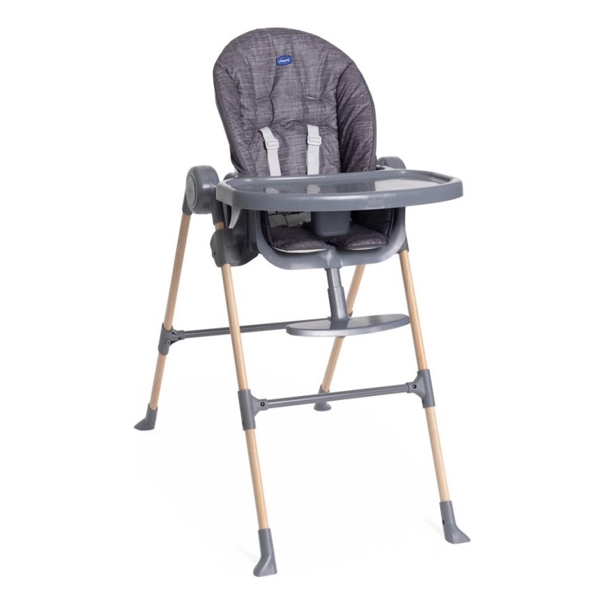 Chicco - Sedia da pranzo per bambini Polly Essential - grigio
