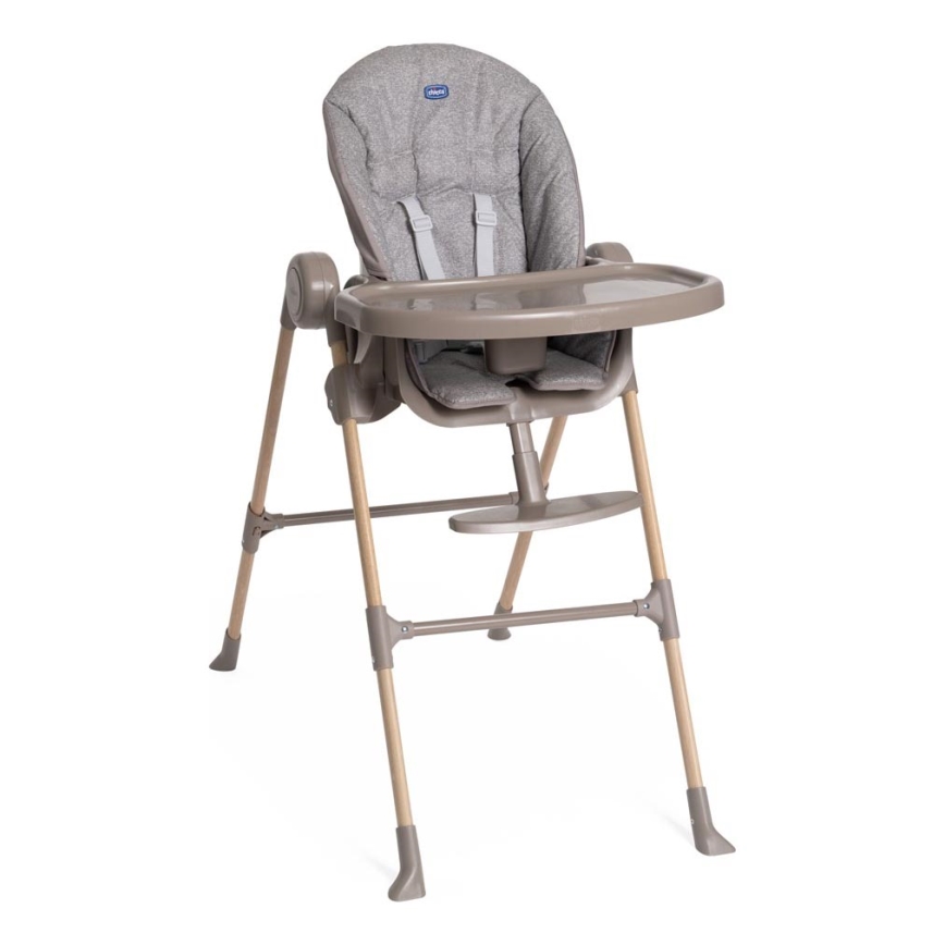Chicco - Sedia da pranzo per bambini Polly Essential - grigio/marrone