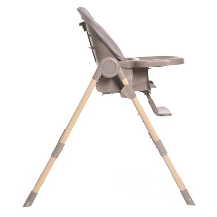Chicco - Sedia da pranzo per bambini Polly Essential - grigio/marrone