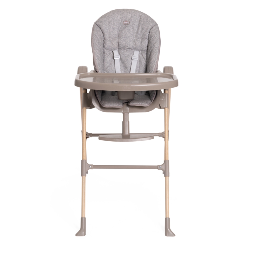 Chicco - Sedia da pranzo per bambini Polly Essential - grigio/marrone