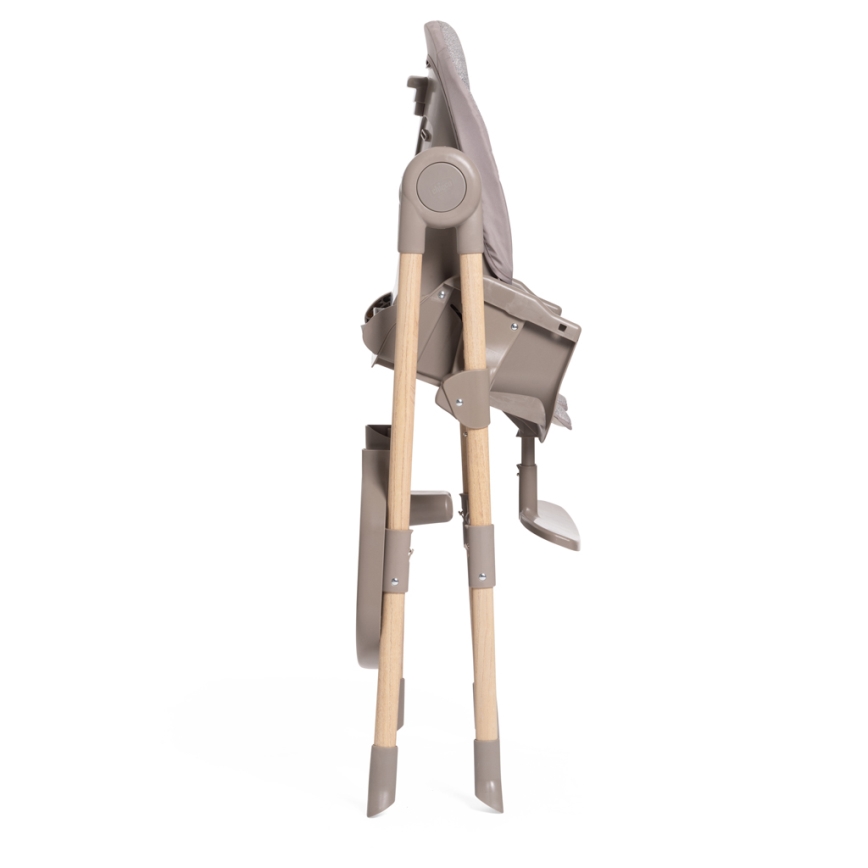 Chicco - Sedia da pranzo per bambini Polly Essential - grigio/marrone