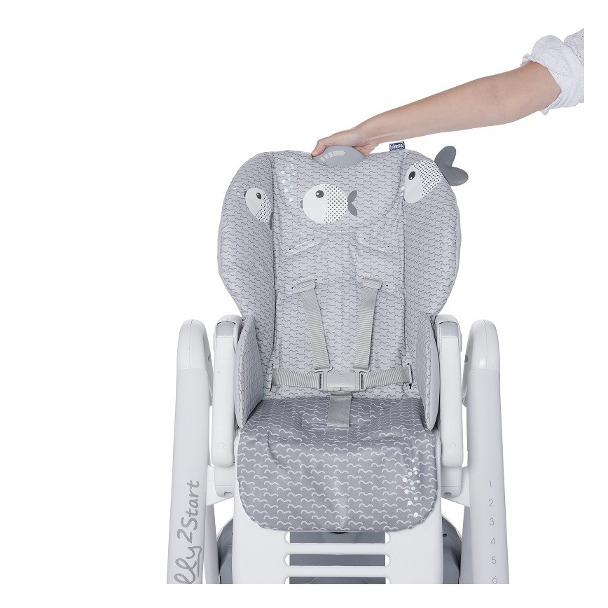 Chicco - Sedia da pranzo per bambini Polly2Start - Dots