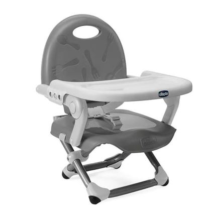 Chicco - Seggiolino portatile per bambini POCKET SNACK grigio