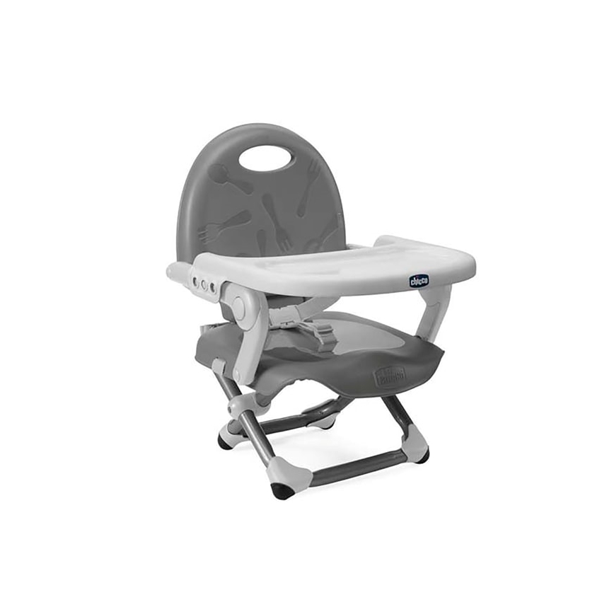Chicco - Seggiolino portatile per bambini POCKET SNACK grigio