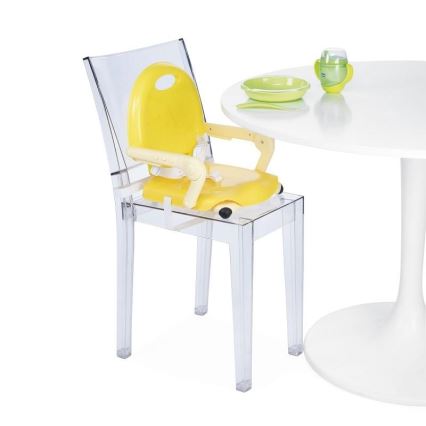 Chicco - Siège rehausseur portable pour enfants POCKET SNACK jaune