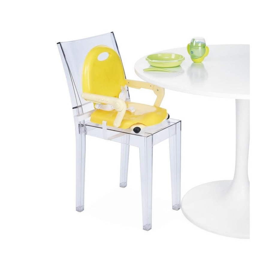 Chicco - Siège rehausseur portable pour enfants POCKET SNACK jaune