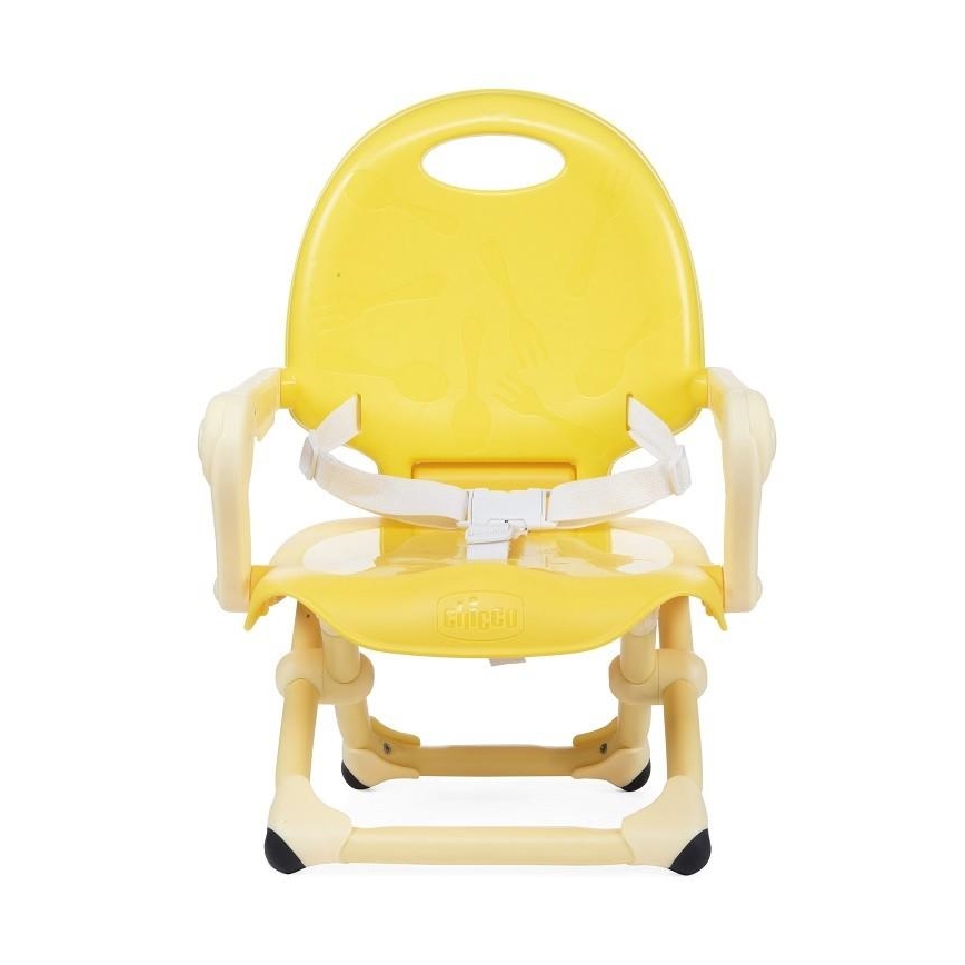 Chicco - Siège rehausseur portable pour enfants POCKET SNACK jaune