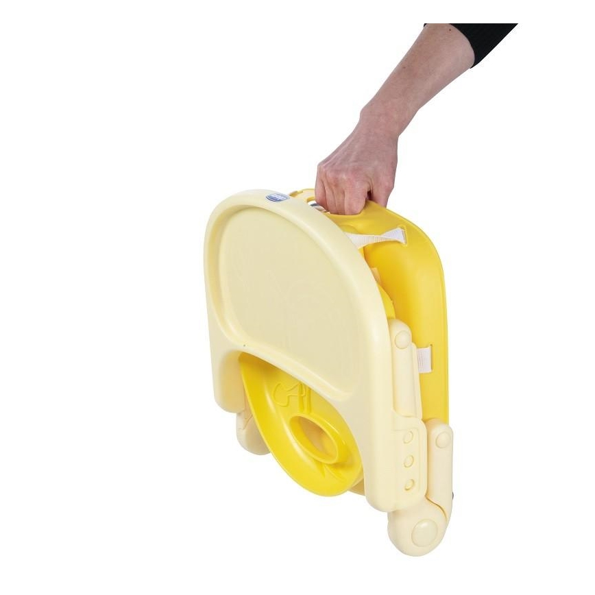 Chicco - Siège rehausseur portable pour enfants POCKET SNACK jaune