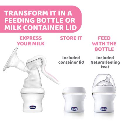 Chicco - Tire-lait manuel Natural Feeling
