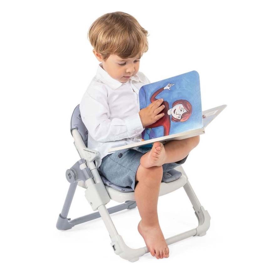 Chicco - Tragbarer Kinderstuhl mit Sitzerhöhung CHAIRY blau