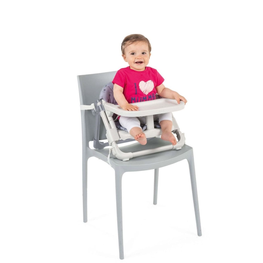 Chicco - Tragbarer Kinderstuhl mit Sitzerhöhung CHAIRY blau