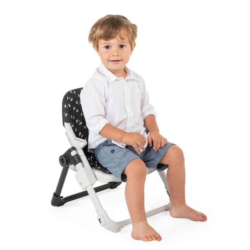 Chicco - Tragbarer Kinderstuhl mit Sitzerhöhung CHAIRY schwarz